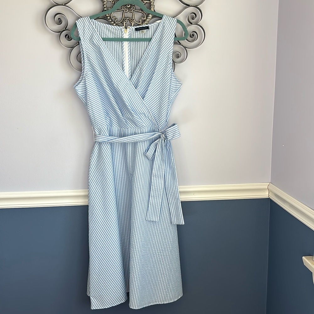 Tommy Hilfiger  Blue Seersucker Dress